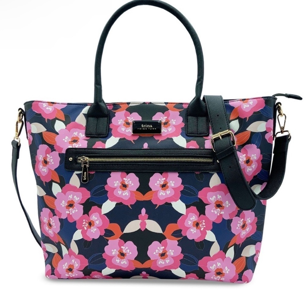 NWT Trina Turk Large All Over Narcissus Tote, Handbag
